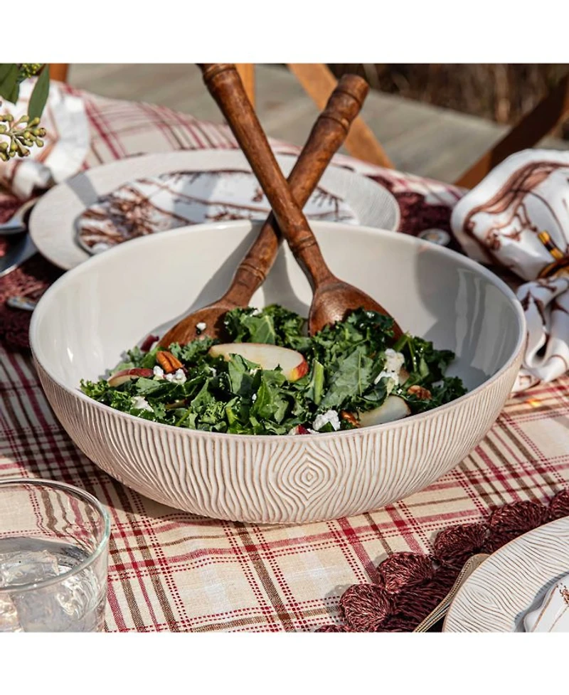 Blenheim Oak 12" Serving Bowl