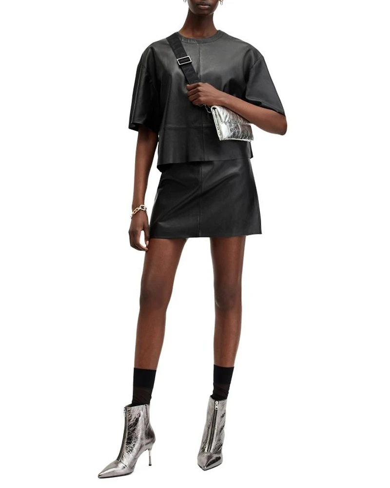 Renai Leather Skirt