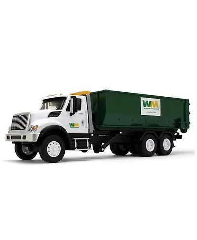Inc. 1/24 Plastic International WorkStar with Roll-off Container and Lights & Sounds - Ages 5-7