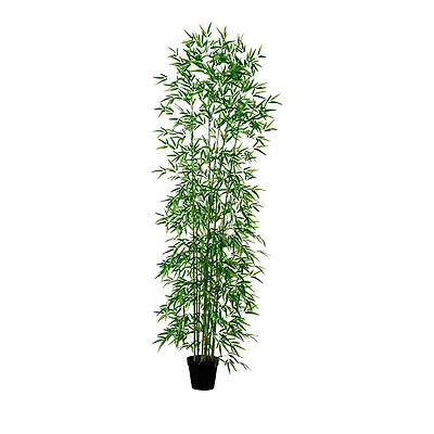 Nearly Natural 10' Artificial Green Bamboo Tree