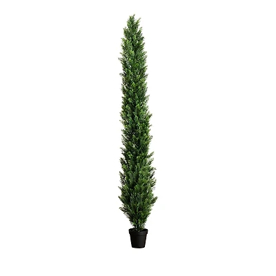 Nearly Natural 9' Uv Resistant Artificial Cedar Pine Tree (Indoor/Outdoor)