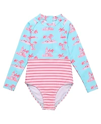 Snapper Rock Unisex Lighthouse Island Sustainable Long Sleeve Surf Suit