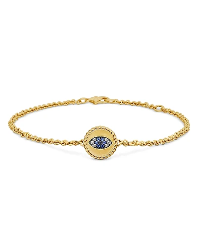 David Yurman Cable Collectibles Evil Eye Bracelet