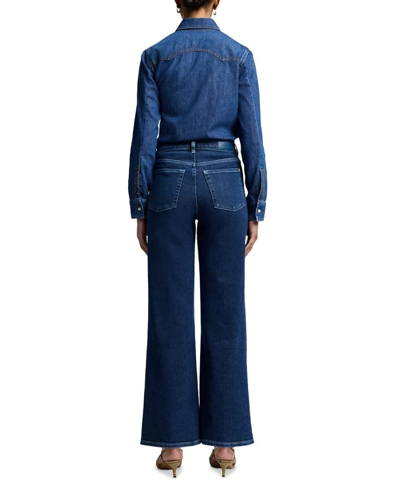Ultra High Rise Wide Leg Jeans Paradise Cove