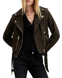 Allsaints Suede Balfern Biker Jacket