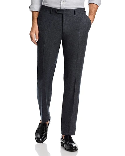 Capri Wool Flannel Slim Fit Trousers
