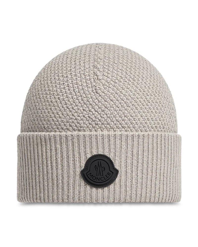Wool Logo Patch Beanie