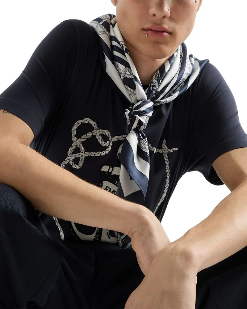 Embroidered Anchor Logo Tee