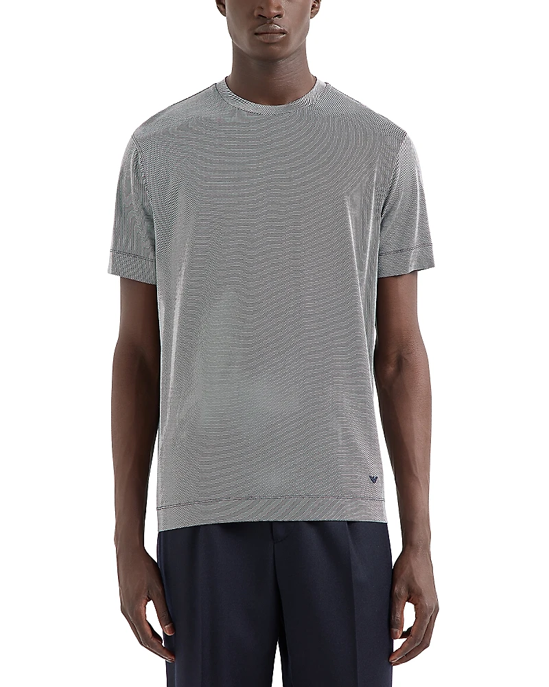 Emporio Armani Two Tone Micro Design Tee