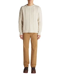 Wool & Cashmere Cable Knit Sweater