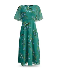 Jaida Floral Print Midi Dress