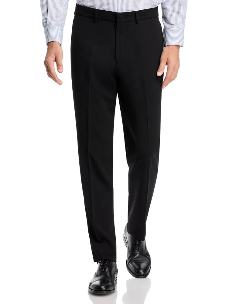 Stretch Wool Slim Fit Suit Pants