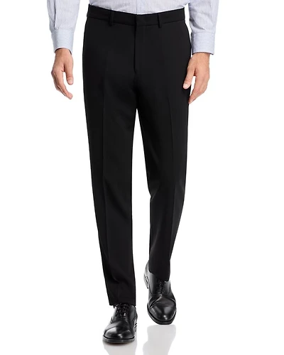 Stretch Wool Slim Fit Suit Pants