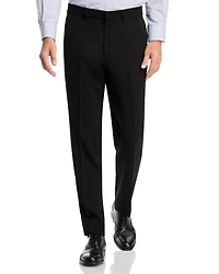 Stretch Wool Slim Fit Suit Pants