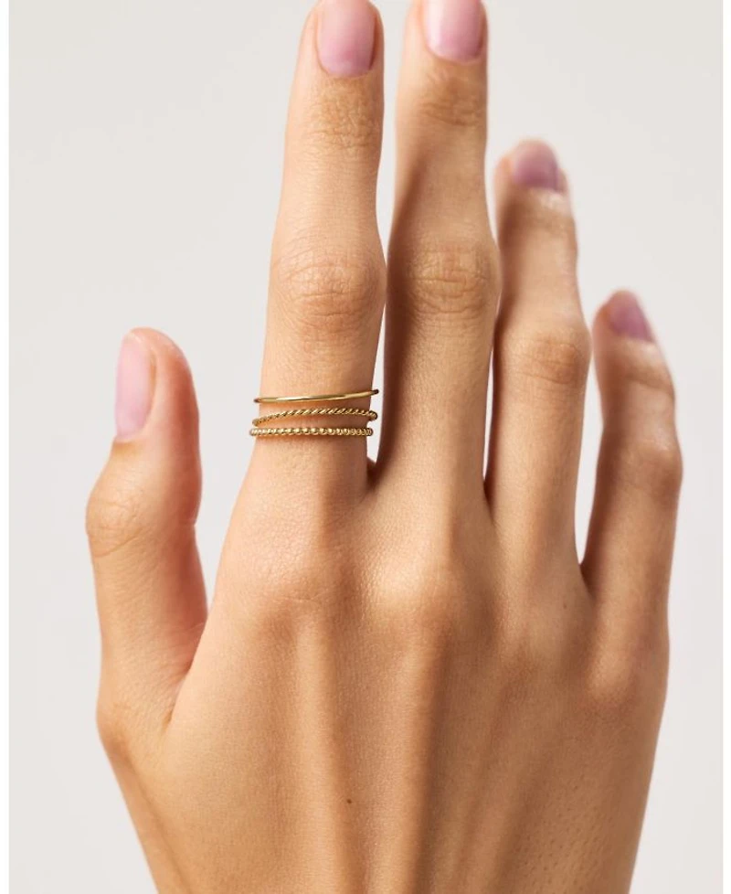 Ring Set - Gold Trio