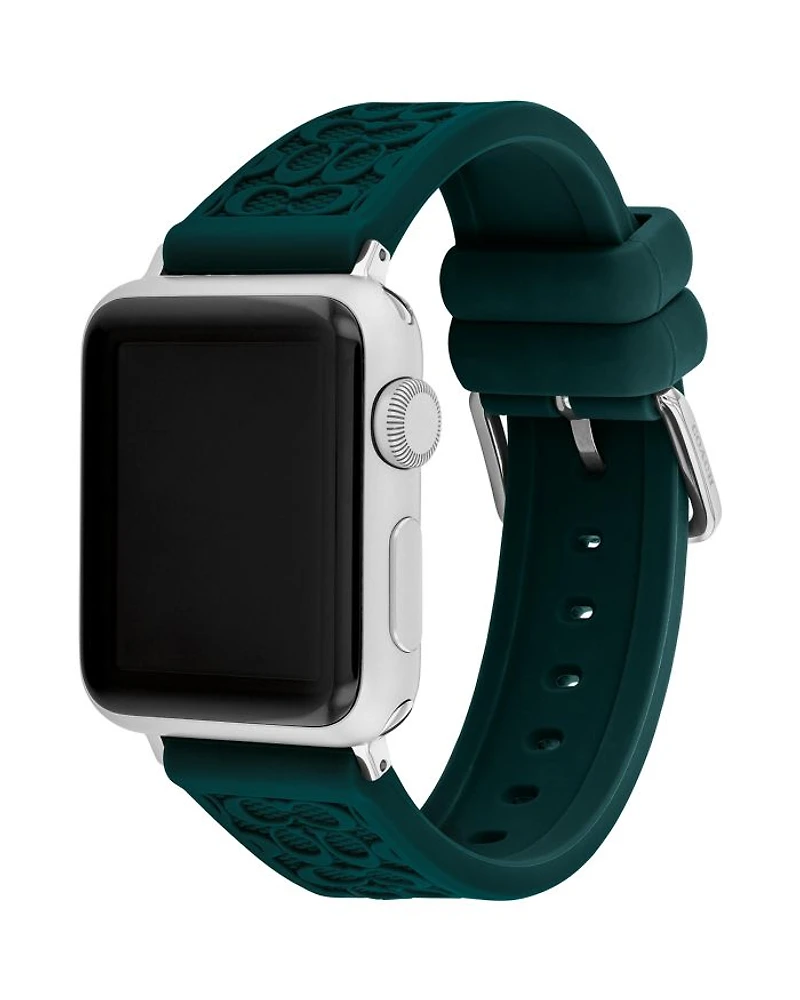 Apple Watch® Green Silicone Strap, 38/40/41mm