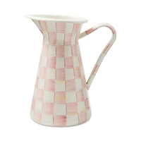 Mackenzie-Childs Rosy Check Large Practical Pitcher