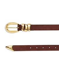 Women's Triple Keeper Suede Belt