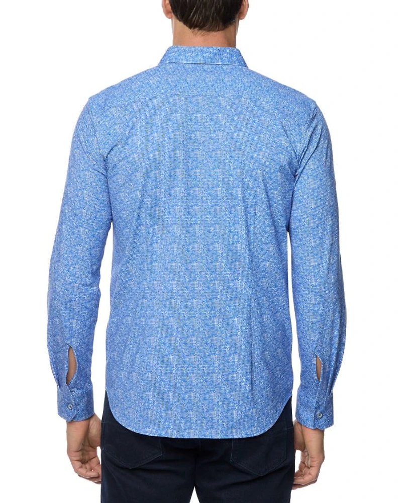 Boden Button Front Printed Shirt