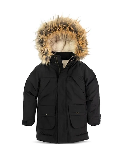 Boys' Denali Faux Fur Trim Coat - Little Kid, Big Kid