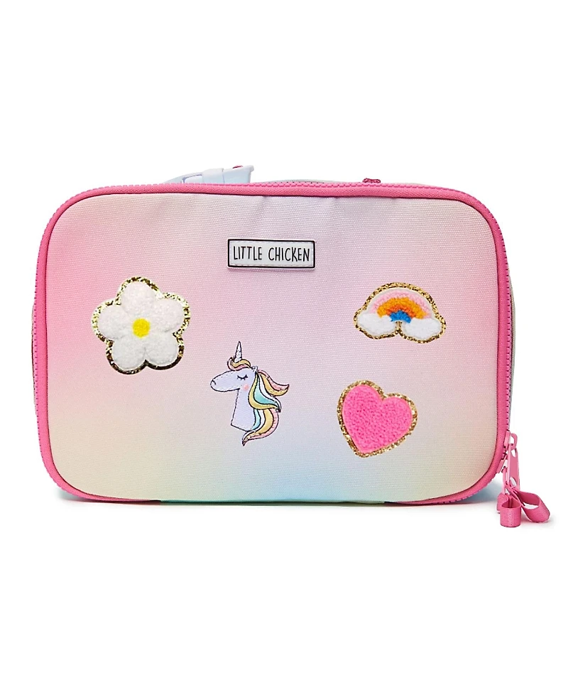 Little Chicken Rainbow Patched Lunch Box