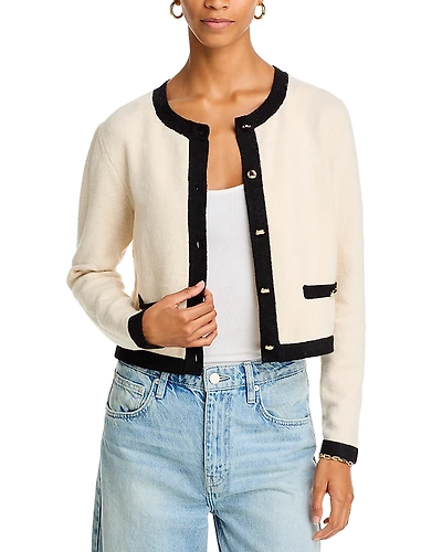 French Connection Vhari Contrast Trim Cardigan