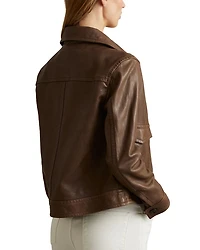 Hanson Leather Trucker Jacket