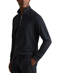 Illinois Quarter Zip Textured Sweatshirt