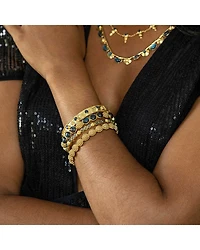 Berry Eternity Hinged Bangle Bracelet