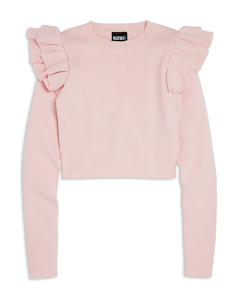 KatieJnyc Girls' Isla Long Sleeved Top - Big Kid