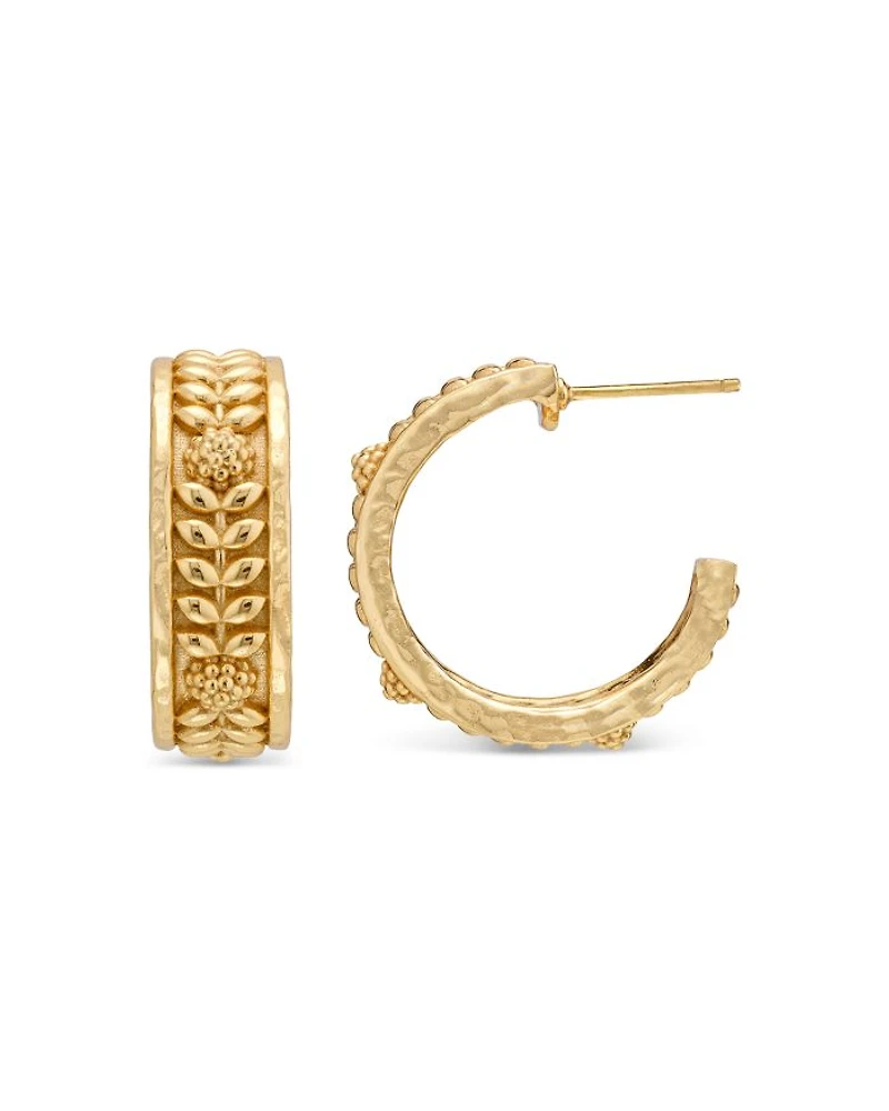 Berry Vine Hoop Earrings