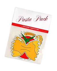 Pasta Vinyl Sticker Pack, Set of 6