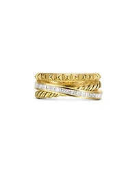 David Yurman Crossover Trio Three Row Ring