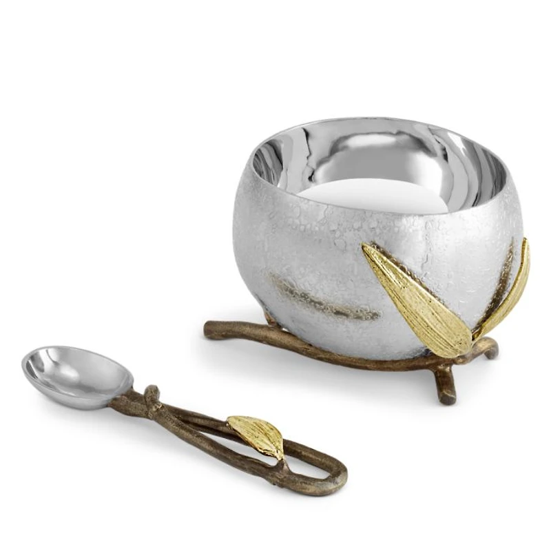 Zen Garden Nut Bowl with Spoon