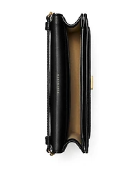 T Monogram Leather Chain Wallet
