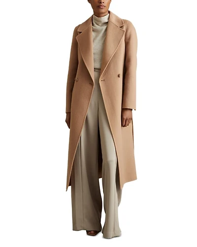 Lucia Wool Blend Double Breasted Blindseam Coat