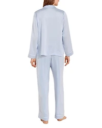 Inez Washable Silk Long Pajama Set