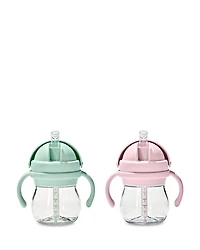 Tot Transitions Straw Cups with Removable Handles 6 oz., 2 Pack