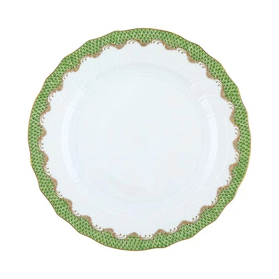 Fish Scale Evergreen Dinner Plate