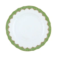 Fish Scale Evergreen Dinner Plate