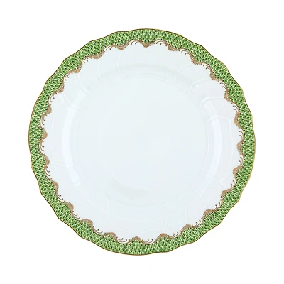 Herend Fish Scale Evergreen Dinner Plate