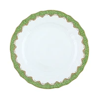 Herend Fish Scale Evergreen Dinner Plate