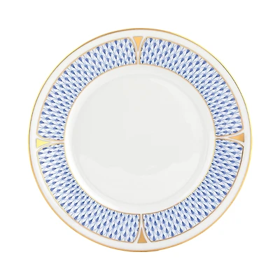 Herend Art Deco Blue Salad Plate