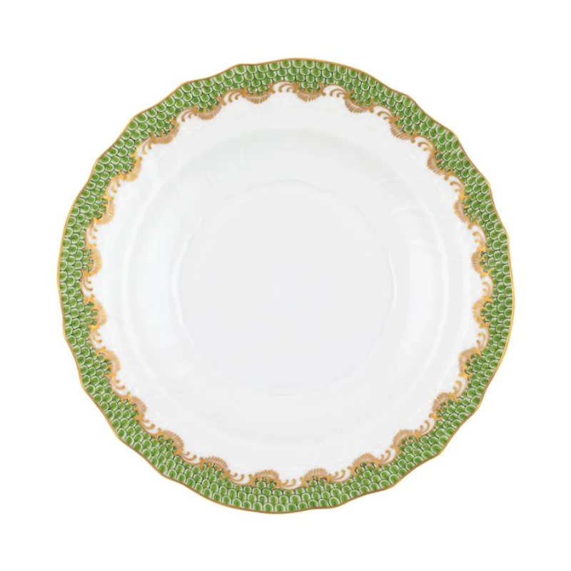 Fish Scale Evergreen Salad Plate