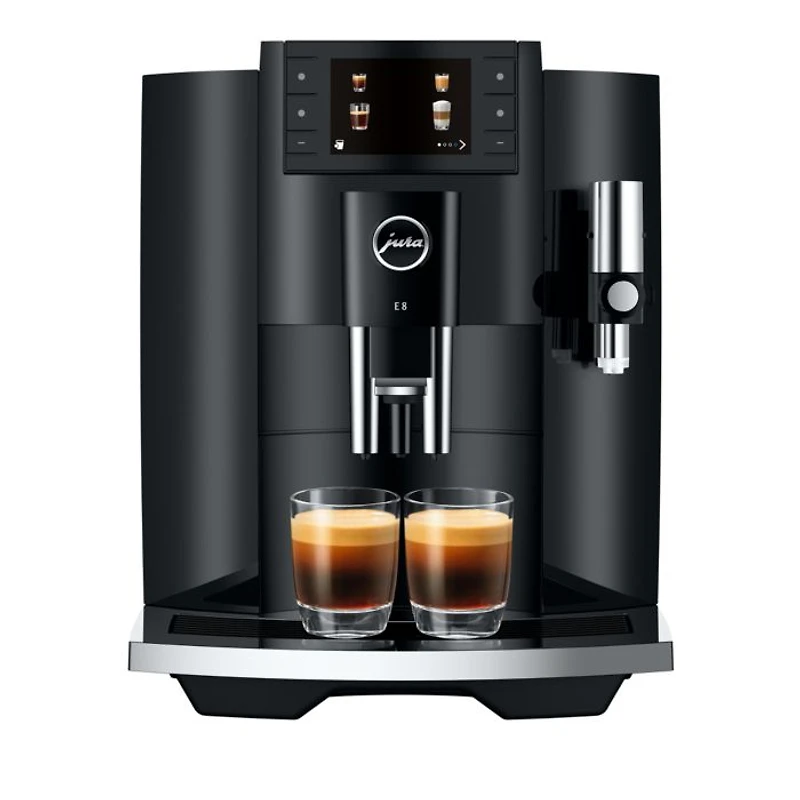 E8 Automatic Coffee Machine Piano White