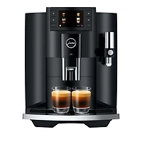 E8 Automatic Coffee Machine Piano White