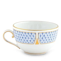 Art Deco Blue Tea Cup