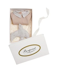 Unisex Birth 3-Piece Ribbed Top & Leggings Set - Baby