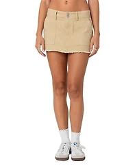 Edikted Ring Back Mini Skirt