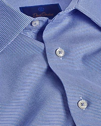 Cotton Micro Dobby Slim Fit Dress Shirt